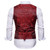 Mens Gentleman Formal Slim Fit Double Breasted Dress Suit Vests Paisley Print Men Vest Waistcoat