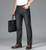 Spring and Summer Fitted Straight Lightweight Jeans Classic Business Casual High Waist Mens Thin Stretch Jeans
