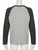 Autumn Ribbed Casual Woman Tshirts Contrast Patchwork Long Sleeve Loose Tees Preppy Style Vintage Basic Tops Y2K