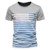 Striped Patchwork T Shirts for Men Summer Short Sleeve 100% Cotton Mens T-shirts Tops Tees Fashion Casual Men Clothing