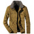 Winter Corduroy Thicken Fleece Mens Jacket Coat Fur Collar Military Bomber pilot Jacket Chaqueta hombre