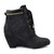 wedges High Heels Winter boots Women western platform boots Vintage Ankle Boots Shoes