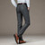 Mens Business Casual Long Pants Suit Spring Autumn Fashion Pants Male Elastic Straight Formal Trousers