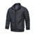 Mens Winter Thick Bomber Jacket Casual Fleece Coat Zipper Outwear Solid Color Windproof Jacket Men Clothing