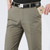 Men Spring Summer New Business Casual Pants Men Washed Cotton Solid Soft Trousers Pants Men Clothing