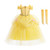 Princess Belle Dress for Girl Kids Floral Ball Gown Child Cosplay Bella Beauty and The Beast Costume Fancy Party