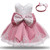 Baby Dress For Girl Tutu Backless Cute Bow 1 Year Birthday Infant Party Wear Baptism Dress For Girl Toddler Pink Princess Gown