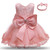 Baby Dress For Girl Tutu Backless Cute Bow 1 Year Birthday Infant Party Wear Baptism Dress For Girl Toddler Pink Princess Gown