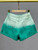 Gradient Candy Color Rhinestone Denim Shorts Women New Summer High Waist Slimming Wide Leg Shorts Jeans Hot Pants Street