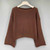 Autumn New Chic Curl Solid Short Tops O-neck Pullover Thin Sweater T-shirt Loose Casual Knitted Blouse Women