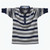 Autumn and winter brand new cotton brushed men loose long-sleeved polo shirt classic style striped polo