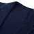 Autumn and winter high quality thick warm wool sweater classic business casual men fitted sweater coat dark blue