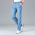 Summer brand new men straight loose thin cotton stretch jeans business casual high waist lightweight denim jeans