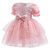 Summer Children New Children Skirt Puff Sleeves Sweet And Cute Wedding Flower Girl Princess Mesh Tutu Skirt