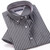 Men’s Summer Fashion Striped Short Sleeve Shirt Classic Business Casual Youth Loose Cotton Shirt