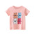 Kids Clothes New Arrival Summer Comfortable Lovely Toddler Girls Short Sleeve Cartoon Cotton T-Shirt