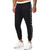 Men Casual Pants Fashion Skinny Stretch Trousers Elastic Brand  Drawstring Sweatpants Slim Fit Jogging Pants Male