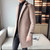 Elegant Sky Blue Man Coats Long Jackets Mens Vintage Winter Long Trench Coats Slim Fit Retro British Woolen Overcoat White Khaki