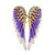baby Classic Rhinestone Angel Wings Brooch Pins Sparkling Jewelry Gift Feather Designer Brooches
