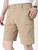 Summer Cargo Shorts Men New Multi-Pockets Breathable Lightweight Quick Dry Nylon Straight Casual Short Breeches