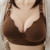 New Gathering Bra Soft Thin Solid Women Push Up Bralette Middle-aged Underwear Female Wire Free Lingerie Plus Big Size