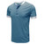 Summer Henry Collar T Shirt Men V-neck Casual Retro Men T-shirts Quality Cotton Short Sleeve Bottoming Male Tops Tee