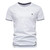 Solid Pure Cotton Men T-shirt O-neck Short Sleeve Slim Fit Casual Sport T Shirts for Men Summer Men