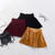 Girls Skirts Spring and Autumn Children Solid Color All-Match Casual High-Waist Pleated Skirt