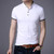 New Summer Men Mandarin Collar T-Shirt Basic Tshirt Male Short Sleeve Shirt New Tops Tees Cotton T Shirt
