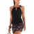 Women Summer Sexy Flower Sleeveless Sundress Halter Elastic Waist tank top Party Beach Dress