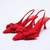 Crystal Sequined Bowknot Women Sandals Sexy Ankle Strap High Heels Female Pump Summer Wedding Prom Shoes