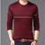 Spring Autumn Casual Men Sweater O-Neck Striped Fleece Slim Fit Sweaters Pullovers Pullover Men Sweater