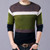 Mens Sweaters Casual Autumn Winter Men Sweater O-Neck Striped Slim Fit Knitwear Pullovers Pullover Men Pull Homme