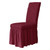 Chair Cover Seersucker Skirt  for Dining Room Spandex Elastic 3D Chair Covers