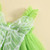 Girls Tulle Dress Green Sleeveless Princess Dress with Butterfly Decor Tulle Layered Dress Festival Cosplay Costume