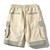 Summer Cargo Shorts With Pockets Cotton Streetwear Casual Men Shorts Ribbons Bermuda Short Pants Men