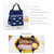 lunch box bag waterproof oxford fabric thermal bag portable picnic food bag insulated lunch bags for kids women girls