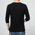 Spring Autumn T Shirt Men Henry Collar Long Sleeve Cotton Solid Color Slim Fit T Shirt Mens Tops Tees