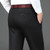 Autumn New Men Business Regular Fit Casual Pants Lyocell Cotton Fabric Elasticity Straight Trousers Male