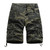 Summer Camouflage Cargo Shorts Men Cotton Casual Shorts Mens Multi Pocket Military Knee Length Short Pants Loose Work Trousers