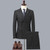 ( Blazer + Vest + Pants ) Boutique High-end Men Striped Formal Business Suit 3pces Set Groom Wedding Dress Stage Party