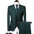 ( Jacket + Vest + Pants ) Boutique Brand Groom Wedding Dress Stage Solid Color Mens Formal Suit Male Slim Business Suits