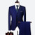 ( Jacket + Vest + Pants ) Boutique Brand Groom Wedding Dress Stage Solid Color Mens Formal Suit Male Slim Business Suits