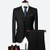 ( Jacket + Vest + Pants ) Boutique Brand Groom Wedding Dress Stage Solid Color Mens Formal Suit Male Slim Business Suits