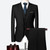 ( Jacket + Vest + Pants ) Boutique Brand Groom Wedding Dress Stage Solid Color Mens Formal Suit Male Slim Business Suits