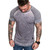 Men T shirt Casual Wrinkle Pure Color Men T-shirt for Male Casual Short-sleeved Man T-shirts Tops Tees