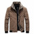 Winter Jacket Men Corduroy Parkas Coat Oversized Fur Collar Thicken Warm Streetwear Casual Jacket Man Brand Clothing