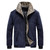Winter Jacket Men Corduroy Parkas Coat Oversized Fur Collar Thicken Warm Streetwear Casual Jacket Man Brand Clothing