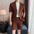 (Jacket+Shorts) British style Men in the summer Leisure Short Sleeve Suits/Male Slim Fit Fashion Blazers