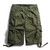 Men Summer New Cotton Solid Military Cargo Shorts Men Casual Loose Short Safari Style Knee Length Shorts Men Plus-1